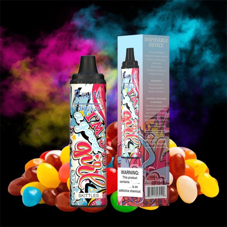 RandM Tornado 6000 légáramlás szabályozó vape pod készülék 1db teke 8426F294 RandM Vapes