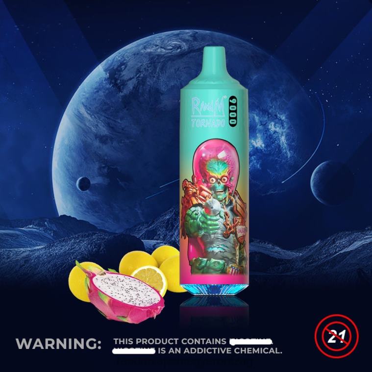 RandM Tornado 9000 vape pod készülék 1 db 1. verzió rózsaszín limonádé 8426F132 RandM Tornado Hungary