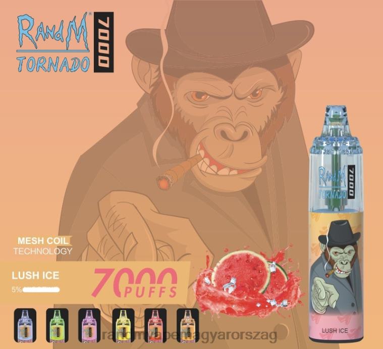 RandM Tornado 7000 légáramlás szabályozó vape készülék 1db buja jég 8426F165 RandM Vape Store