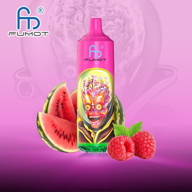 Fumot RandM Tornado 9000 pro vape készülék akkumulátorral és ejuice kijelzővel, 1-es verzió málnás görögdinnye 8426F196 Best RandM Vape Flavors