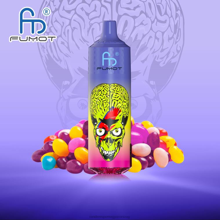 Fumot RandM Tornado 9000 pro vape készülék akkumulátorral és ejuice kijelzővel, 1-es verzió savanyú cukor 8426F197 RandM Disposable Vape