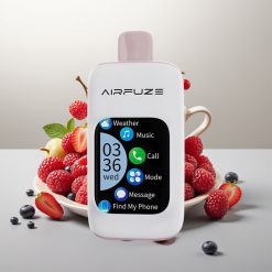 AirFuze Smart 30000 Puff Eldobható Pod Bogyós Robbanás 5% nikotin 900mAh TFT érintőképernyő Type-C