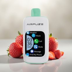 AirFuze Smart 30000 Puffs Eldobható Pod Eper Nyári Idők 50x25x104.9mm 2.01"TFT érintőképernyő 5% nikotin 900mAh Type-C