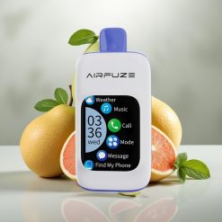 AirFuze Smart Pro 40000 Puffs Eldobható Vape Miami Menta 900mAh 20ML 2%/5% Nikotin Intelligens Érintőképernyős