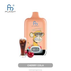 Fumot Original RandM Digital Box 12000 akkumulátoros és folyadék kijelzős vape készülék cseresznye kóla 8426F16 Best RandM Vape Flavors