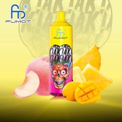 Fumot RandM Tornado 9000 pro vape készülék akkumulátorral és ejuice kijelzővel, 1-es verzió őszibarack ananász mangó 8426F193 RandM Tornado Budapest