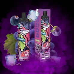 RandM Tornado 6000 légáramlás szabályozó vape pod készülék 1db szőlőjég 8426F284 RandM Vapes