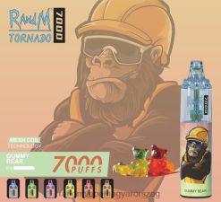 RandM Tornado 7000 légáramlás szabályozó vape készülék 1db Gumimaci 8426F168 RandM Vape Review