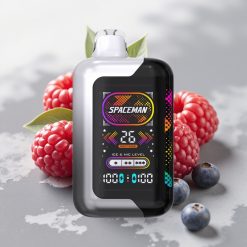 SMOK SPACEMAN SP40000 Zero Nikotin Eldobható Vape Feketeribizli-Razz 40000 Füst